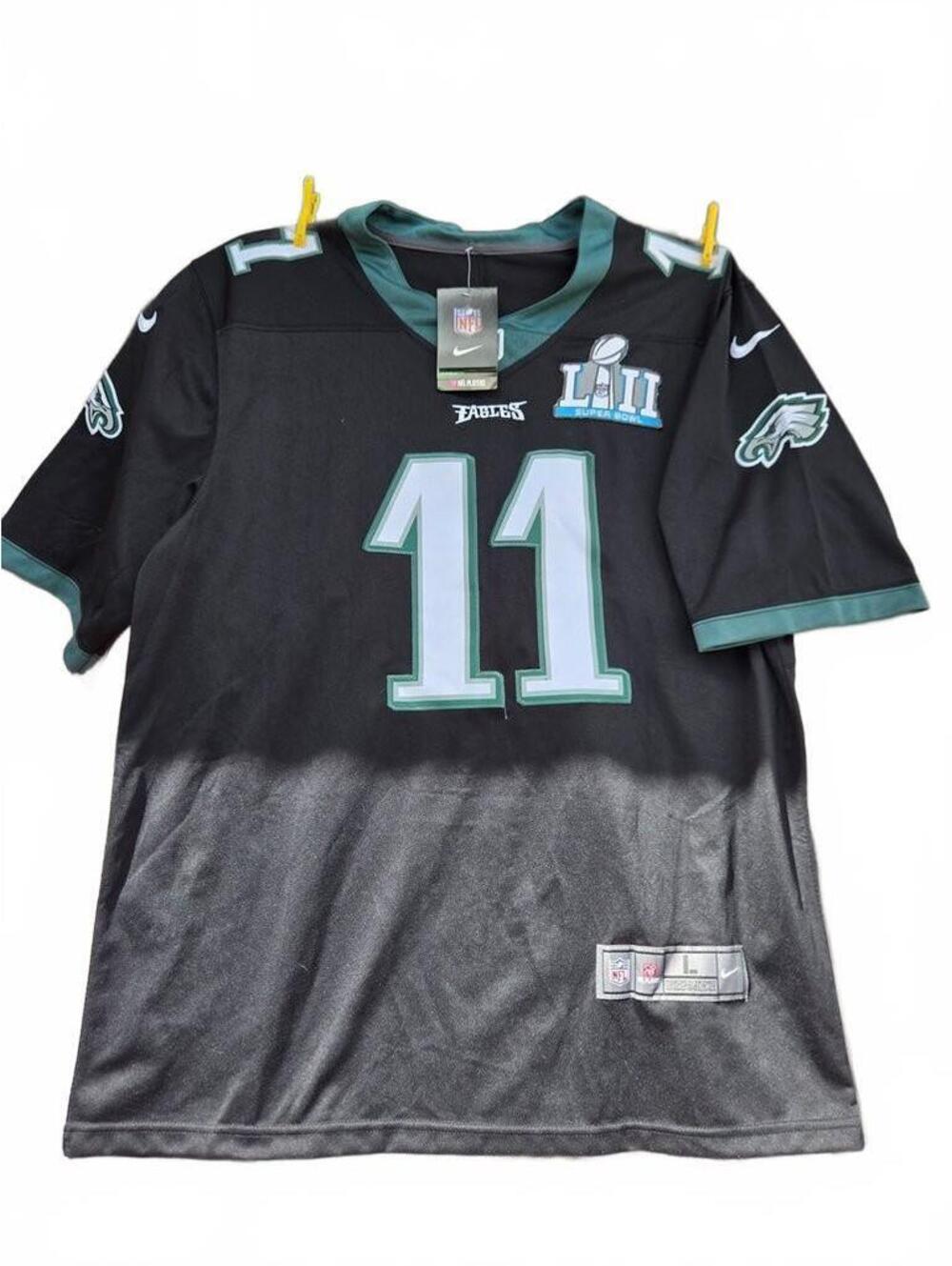 Nike Philadelphia Eagles Super Bowl LII Jersey - Wentz #11 Large